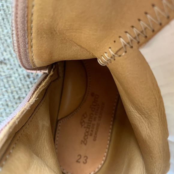 Leather boots for little girls size 4 - Picture 8 of 9